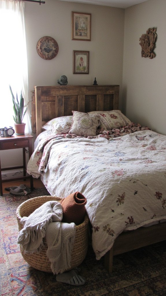 rustic vintage pallet beds