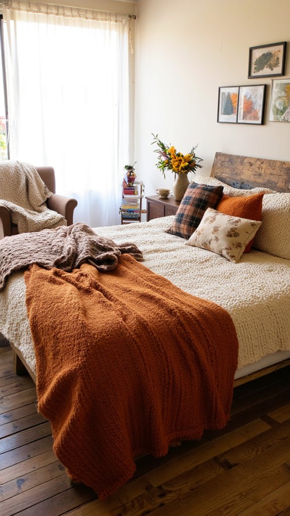 seasonal pallet bed decor