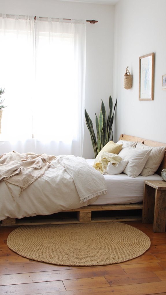 serene minimalist bedroom design