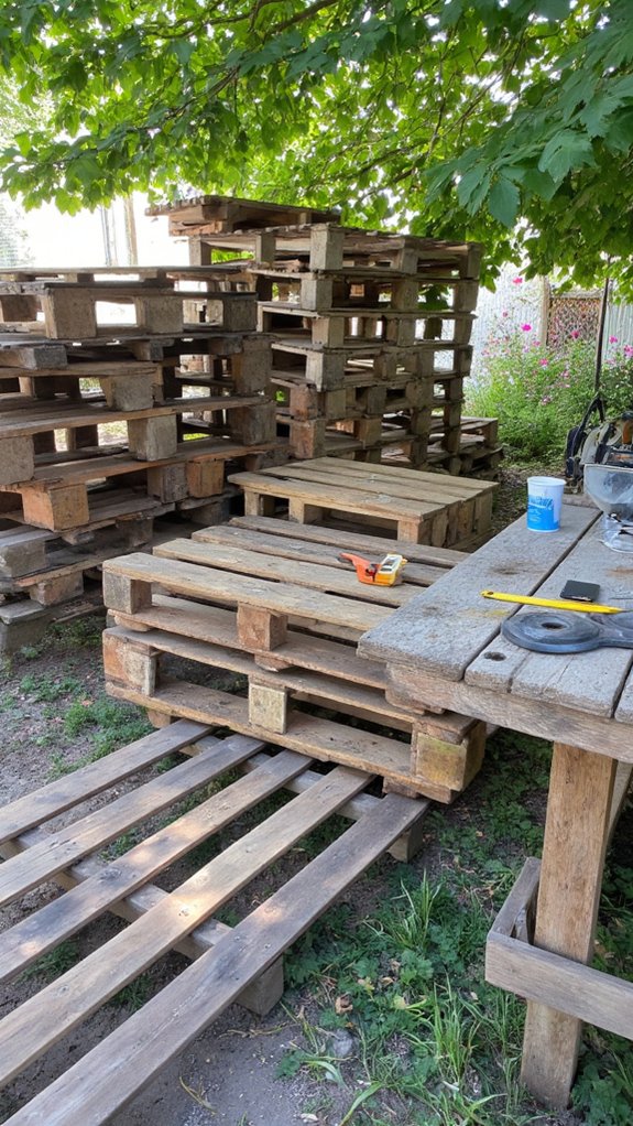 source and prepare pallets