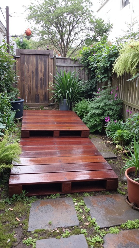 staining enhances wood durability