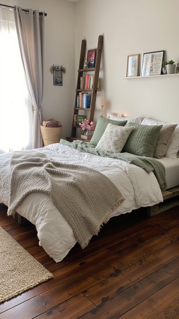 stylish elevated pallet storage