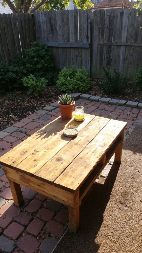 stylish pallet coffee table