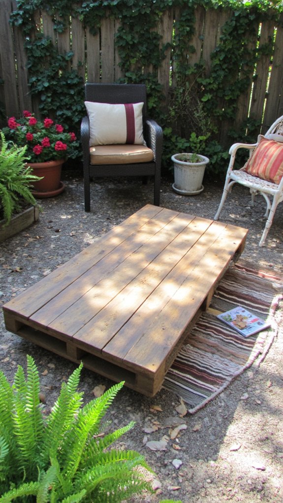 stylish pallet coffee table