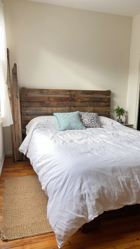 stylish pallet headboard project