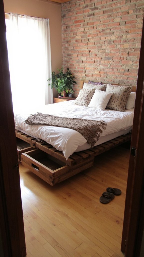 stylish space saving bed solution