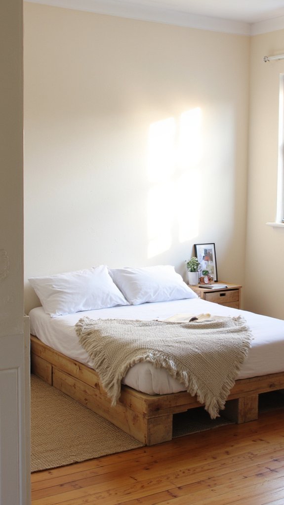 versatile minimalist pallet beds