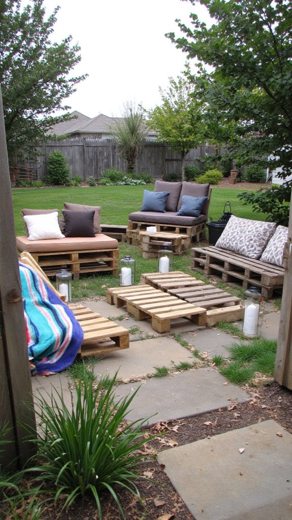 versatile pallet seating options
