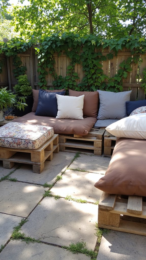 vibrant cushions for comfort