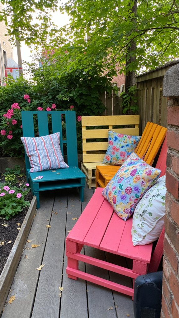 vibrant paint for pallets