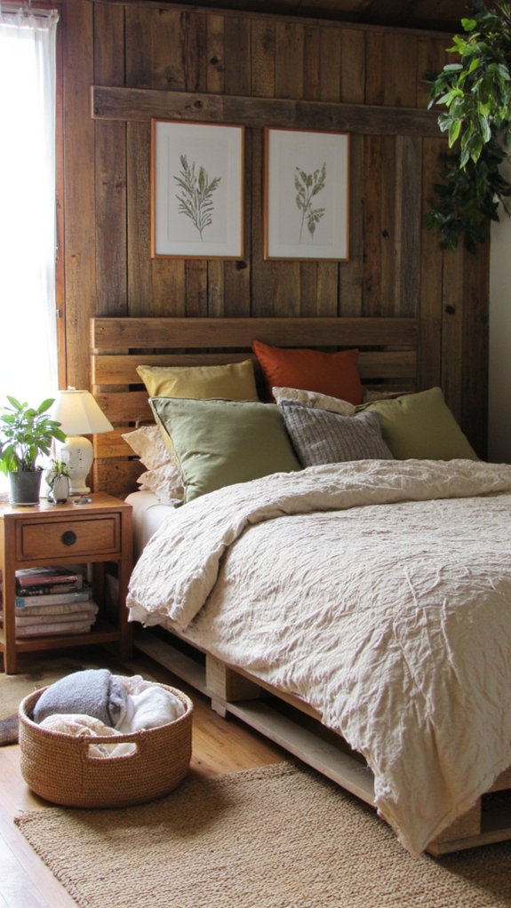 warm earthy tones enhance