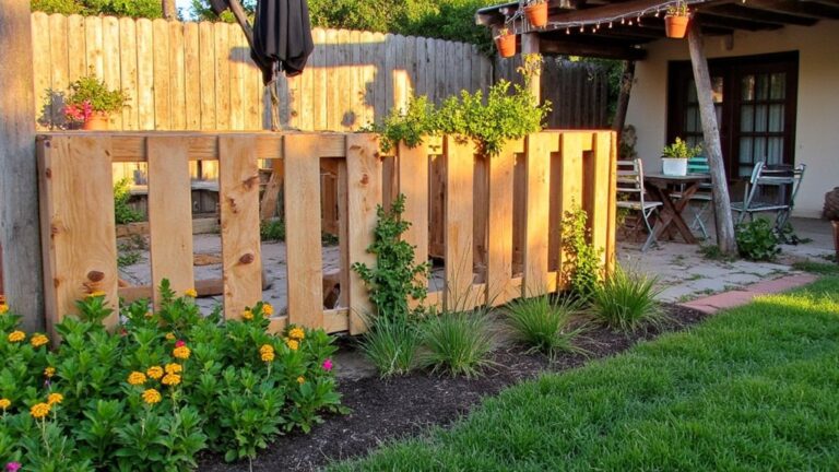 affordable diy pallet fences