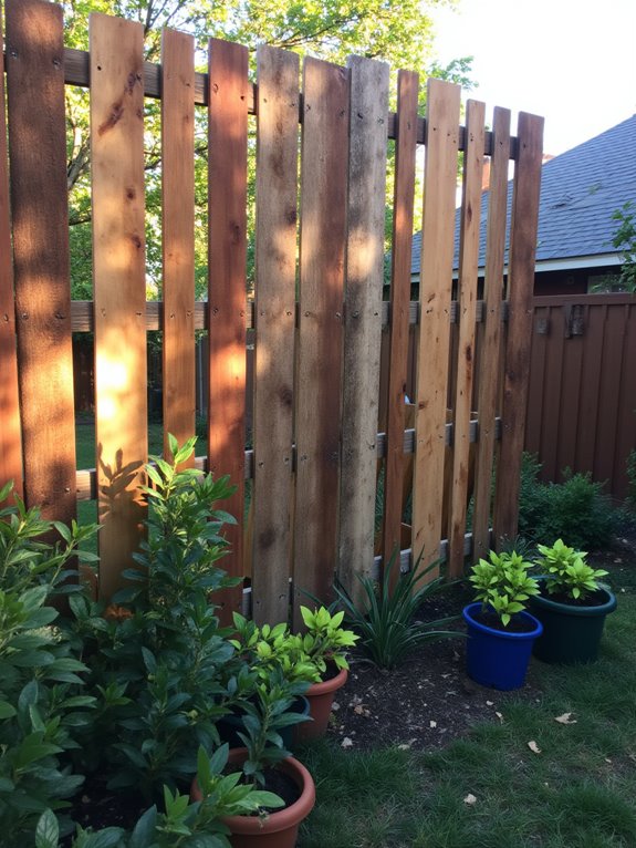 affordable diy pallet fencing