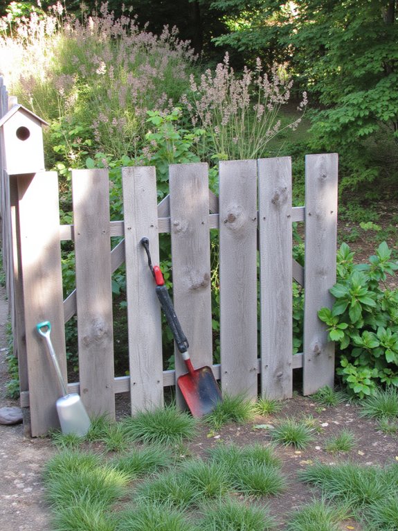 budget friendly pallet fence construction