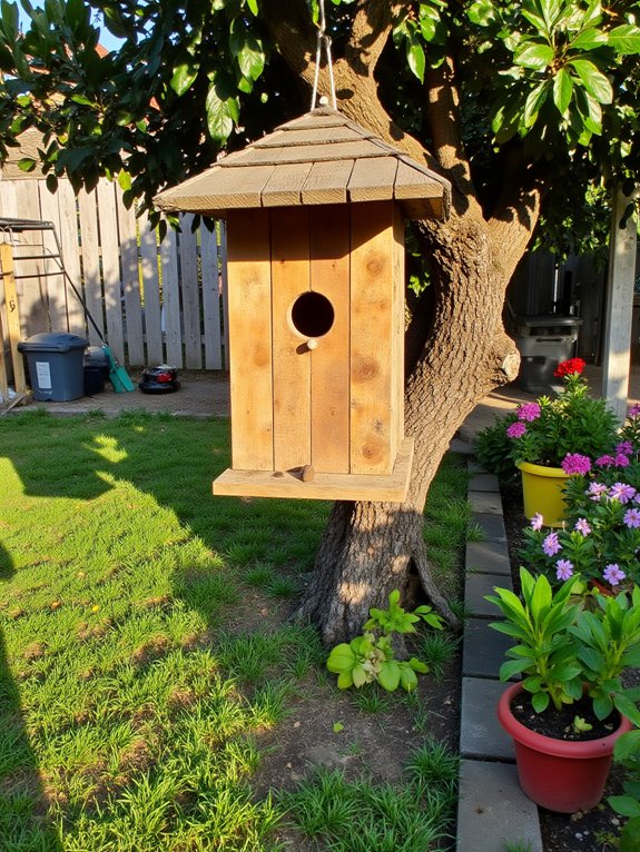 charming pallet birdhouse project