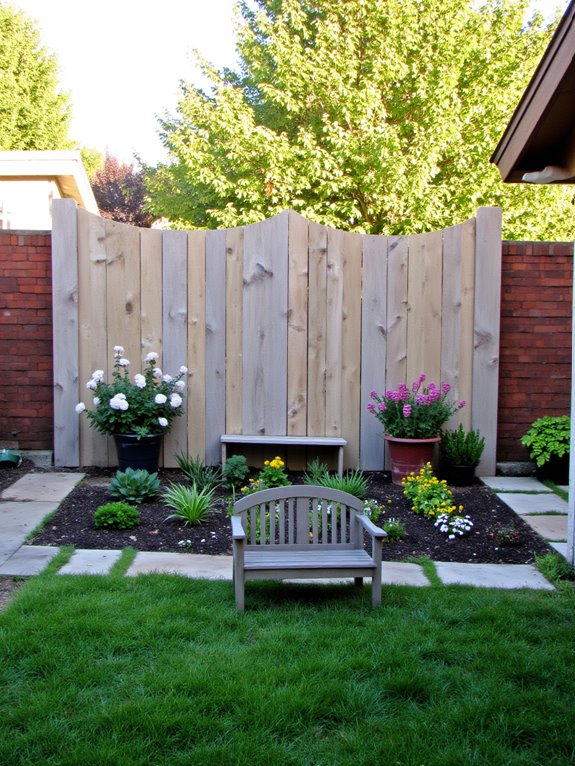 charming vertical pallet fences