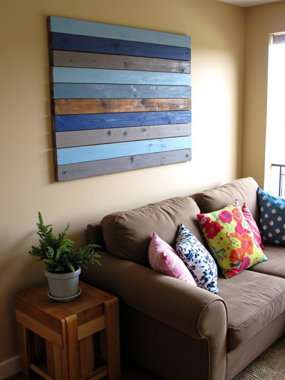 chic pallet wall art
