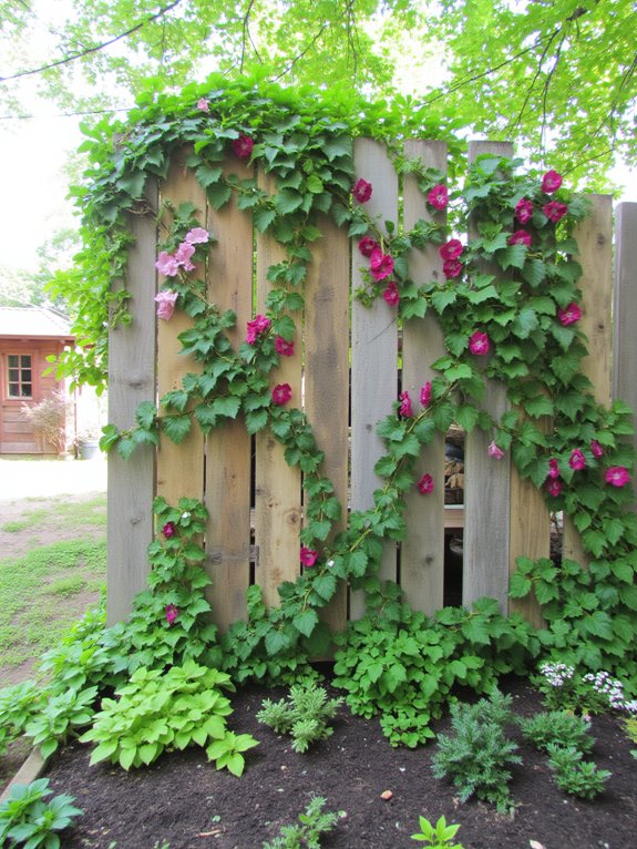 climbing plants enhance privacy
