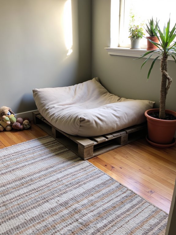 cozy pallet pet bed