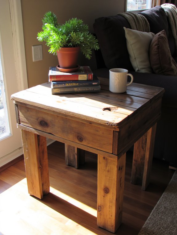 craft rustic pallet table