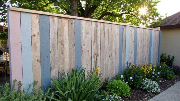 creative pallet fence designs