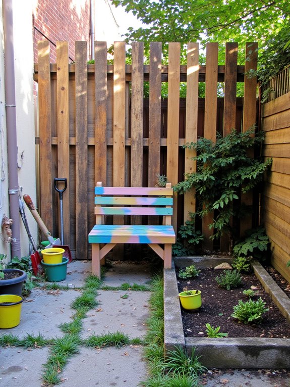creative pallet fence enhancements