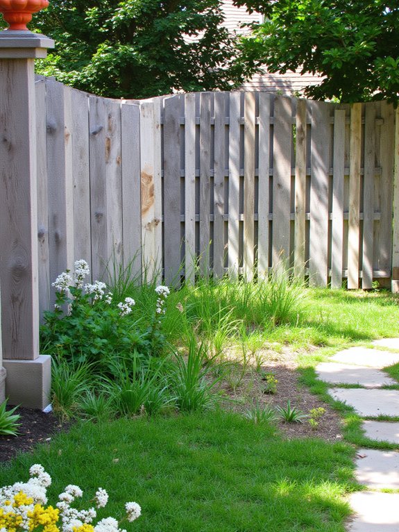 curved pallet fences appeal