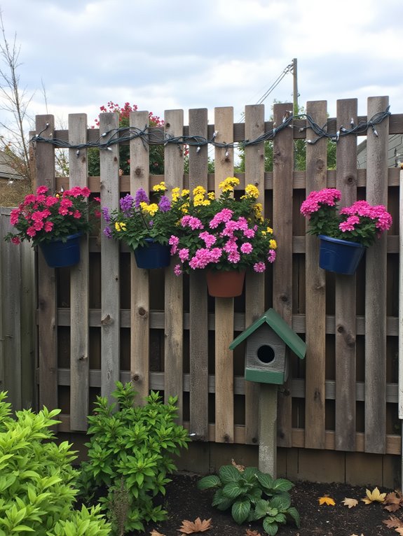decorative pallet fence ideas