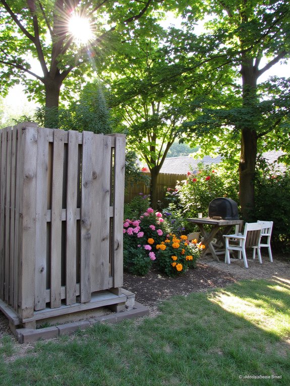 diy pallet fence project
