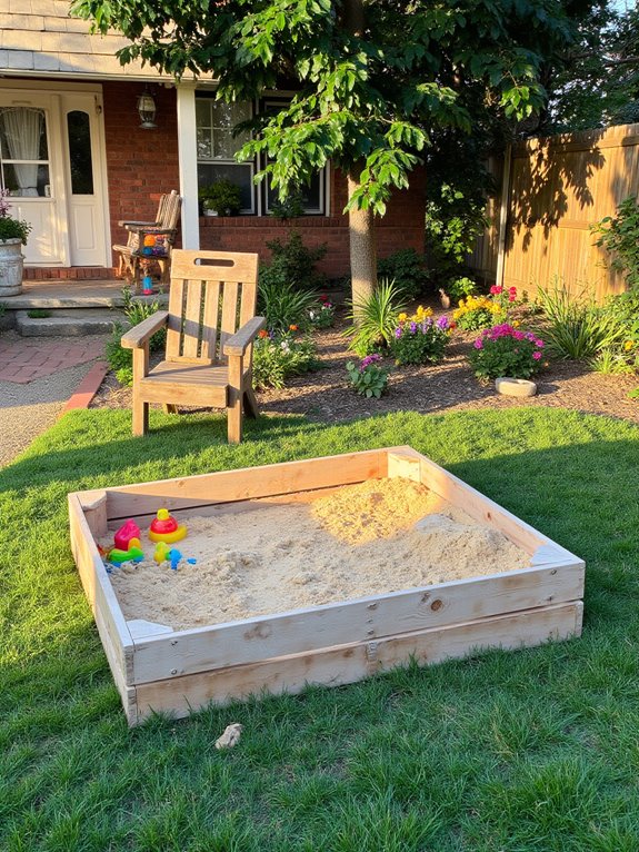diy pallet sandbox fun