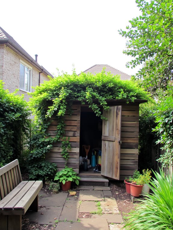 diy pallet shed project