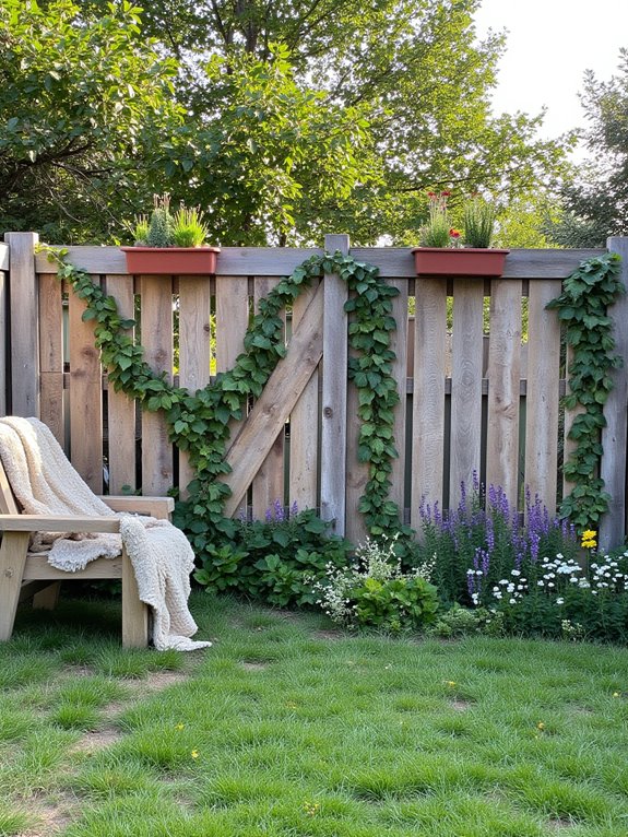 eco friendly pallet fence ideas