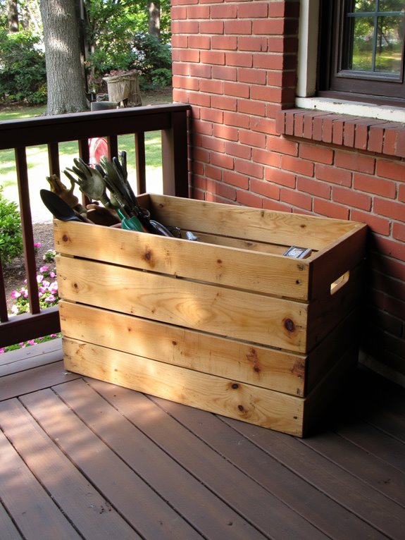 functional outdoor storage crate
