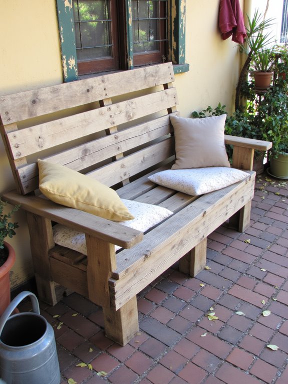 functional pallet bench project