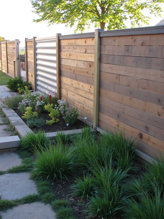 hybrid pallet fence designs