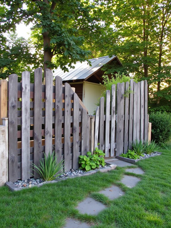 inspiring pallet fence ideas