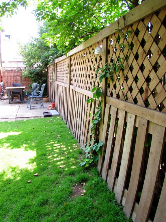 lattice pallet fence design