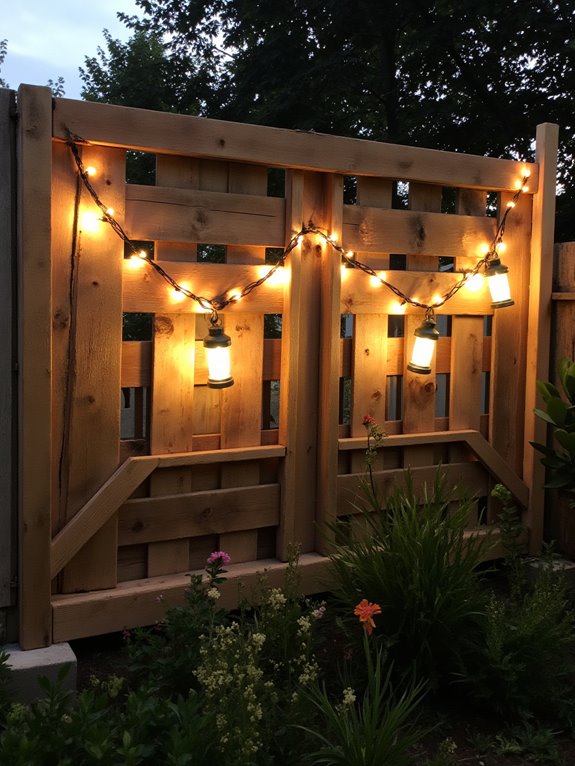 magical glow with lanterns