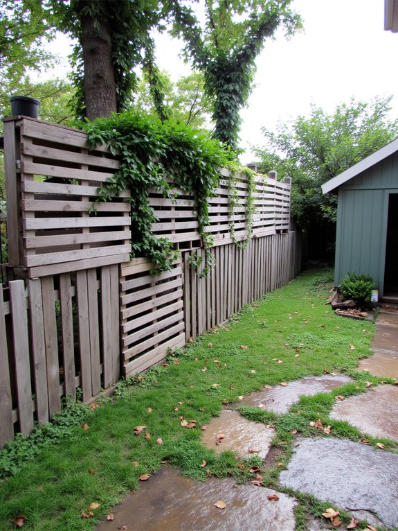 multi level pallet fences