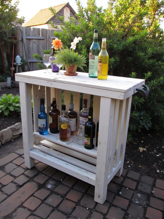 pallet bar cart creation