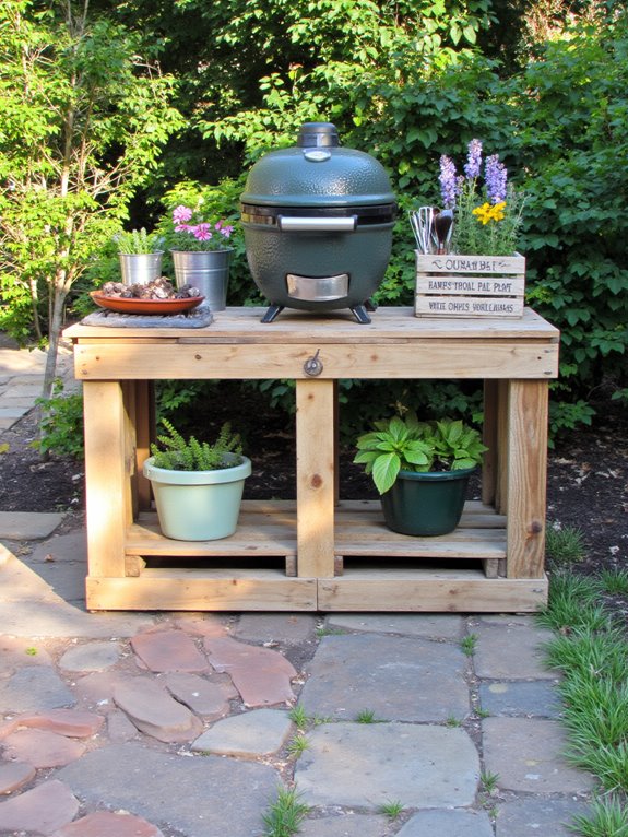 pallet bbq station creation