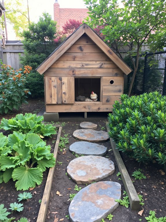 pallet chicken coop project
