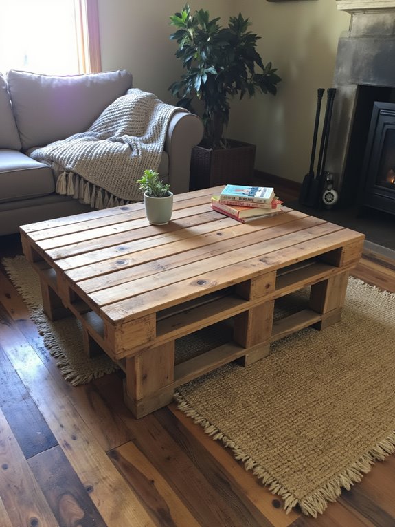 pallet coffee table project