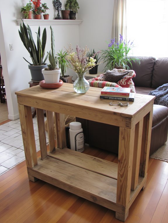 pallet console table project