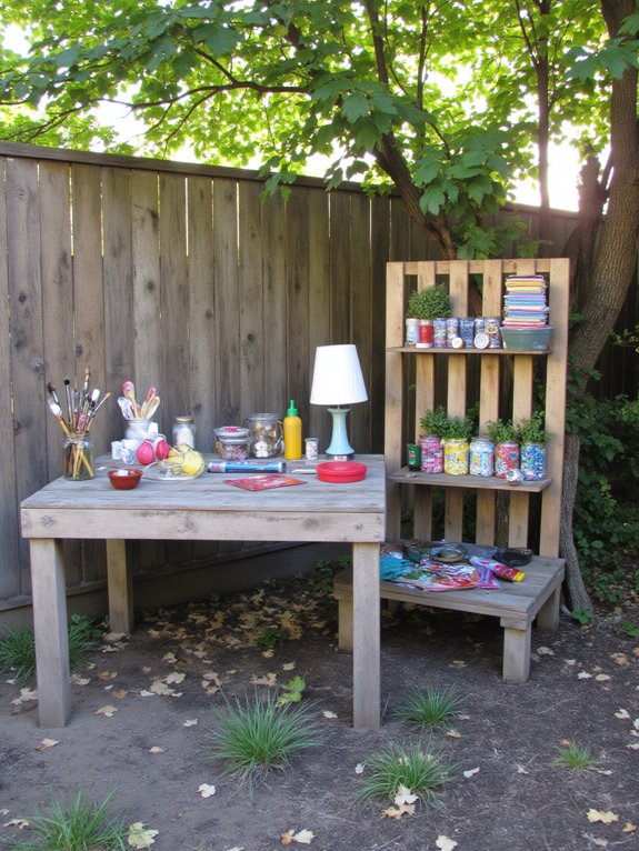pallet craft station organization