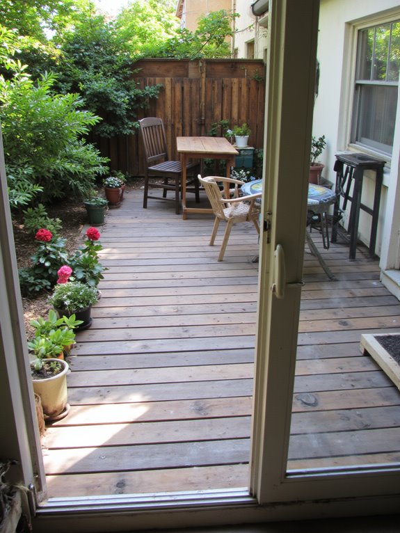 pallet decking cozy retreat