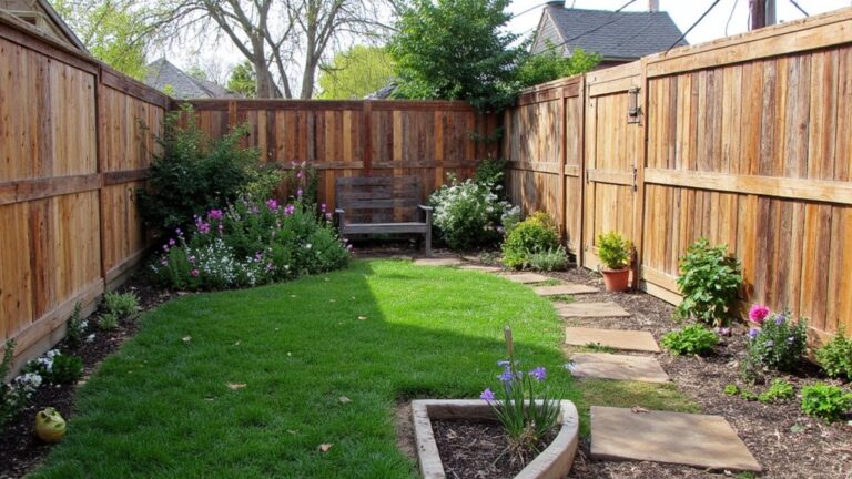 pallet fence backyard designs