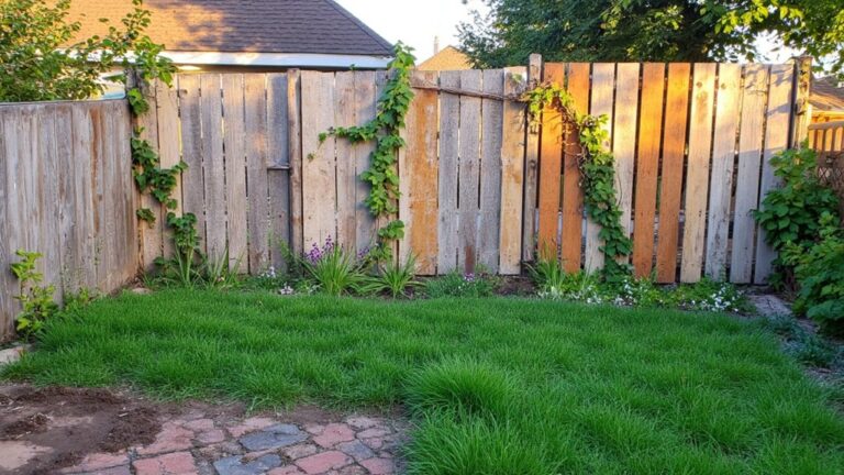 pallet fence backyard transformations