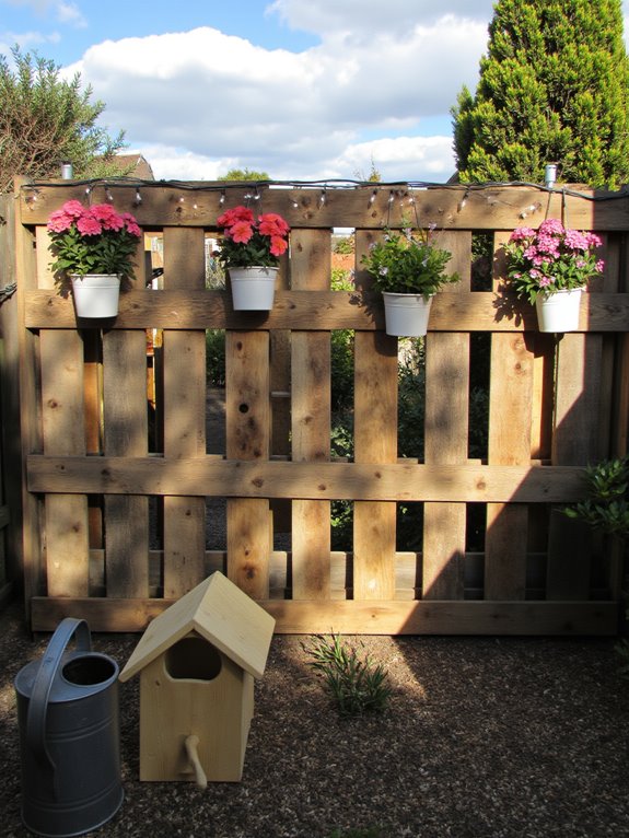 pallet fence decorative accessories