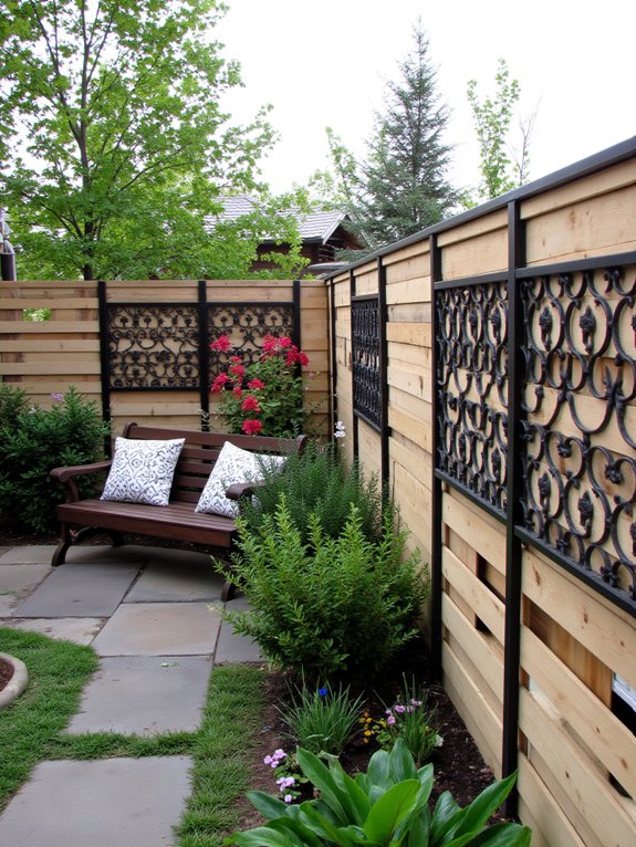 pallet fence design combinations